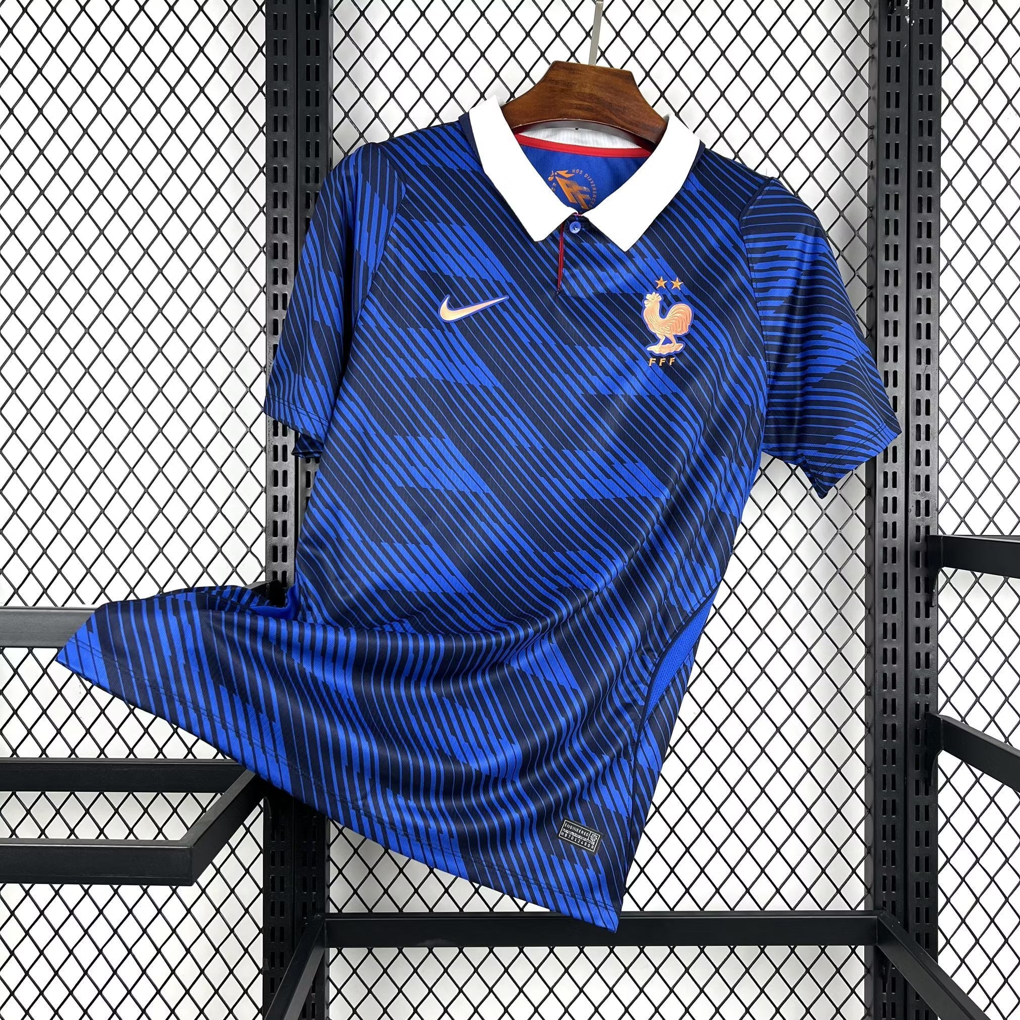 Maillot Équipe de France Domicile 2026 Nike Aero-Fit bleu - face