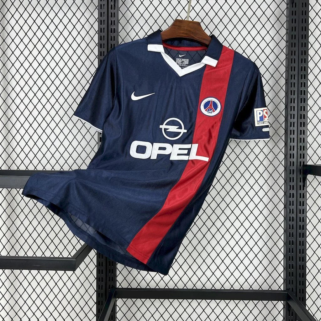 Maillot PSG Rétro Domicile Opel 2001/02